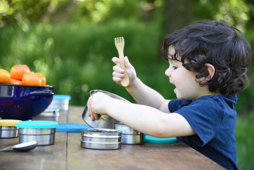 Photo Child cooking